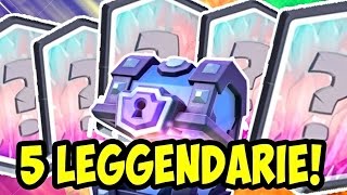 5 LEGGENDARIE IN 6 SUPER MAGICI CLASH ROYALE contiene educazione sessuale [upl. by Alleuol]