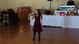 Roberta Battaglia 7 years old singing O Sole mio [upl. by Lamiv734]