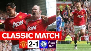 MUFC Classics  Chicharito amp Vidic Sink Chelsea  Manchester United 21 Chelsea 2011 [upl. by Merriam653]