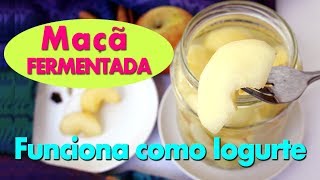 Maçã Fermentada Probiótica  Que nem Yakult e Iogurte  ZERO AÇÚCAR [upl. by Aphra]