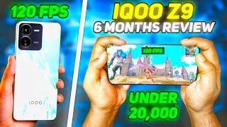 Iqoo Z9  6 Months Gaming Review 😱🔥 Best 120 FPS Gaming Phone Under 20000   Iqoo Z9 5g Bgmi Test [upl. by Ttenaj]