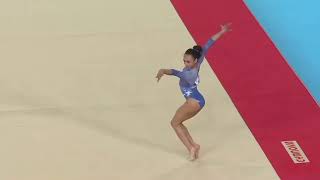 🥈 Hezly Rivera 🇺🇸 FX EF 12833 2023 Junior World Championships [upl. by Stoneman]