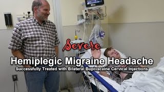 Hemiplegic Migraine Successfully Treated with Bupivacaine Cervical Injections [upl. by Assenal]