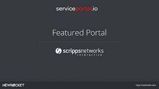 Featured Service Portal Scripps Networks Interactive [upl. by Hplar]