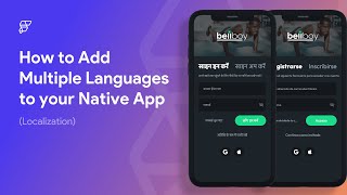 How to Add Multiple Languages to your Native App Localization [upl. by Ytsirhk]