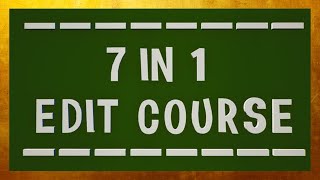 7 IN 1 EDIT COURSE Fortnite Battle Royale Creative Mode [upl. by Sille]