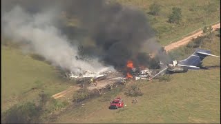 Accidente de avión en Texas EEUU [upl. by Sorazal]