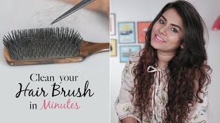 How To Clean Hairbrushes Quick amp Easy  Daily Life Hacks  Glamrs [upl. by Harvie]