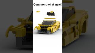 LEGO Chevrolet Corvette C5 Z06  Satisfying build animation shorts [upl. by Eelirak527]