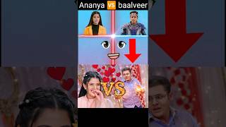 Baalveer vs Ananya short  balveer ananya balveer sad love ananya ytshorts baalveer shorts [upl. by Marjie]