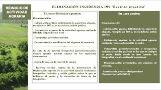 Tema 7  SIGPAC Alegaciones al Reinicio de la Actividad [upl. by Eddi2]