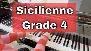 Sicilienne by Robert Schumann  Trinity piano grade 4 2021  2023 TCL [upl. by Sucramad]