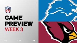 Detroit Lions vs Arizona Cardinals  2024 Week 3 Game Preview [upl. by Dichy]