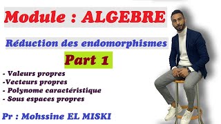 ALGÈBRE Réduction des endomorphismes part 1 valeurs propresvecteurs propres [upl. by Cully834]