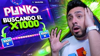 Gasto mucho dinero para intentar ganar el x1000 en el PLINKO  PKM [upl. by Uos]