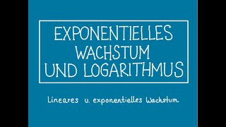 10 lineares und exponentielles Wachstum [upl. by Onifled342]