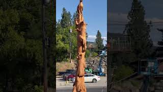 Leavenworth totem pole Nice Pole [upl. by Isabelita]