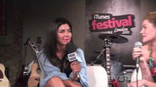 Marina Diamonds MySpace Interview  iTunes Festival 2010 [upl. by Haianeb]