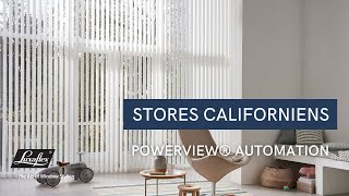 Stores Californiens Luxaflex® avec PowerView® Automation [upl. by Millian]