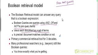 Boolean Retrieval Model  Information Retreival  IR [upl. by Bunny923]