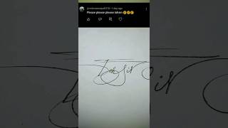 Tahsin Signature  T style SignatureHow to make a Signature your name  comment your name😀😀 [upl. by Bertsche]