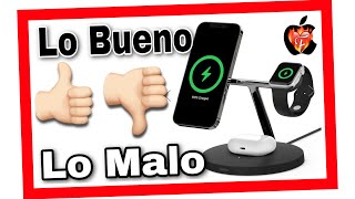 Cargador inalámbrico 3 en 1 BOOST CHARGE PRO de Belkin con MagSafe  Blanco [upl. by Mcgee]