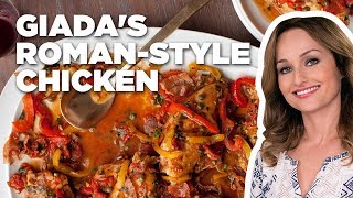 Giada De Laurentiis Makes RomanStyle Chicken  Everyday Italian  Food Network [upl. by Einittirb986]