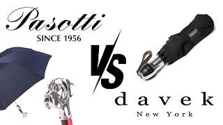 Pasotti Umbrella vs Davek Solo Umbrella Luxury Umbrella [upl. by Silda529]