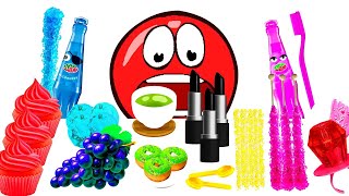 🔴 Red Ball 4 Mukbang Animation  Random Color Food  247  Livestream [upl. by Petua]