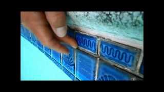 Temporary pool tile repaira quick fix [upl. by Balough964]