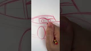 Drawing Cruz Ramirez from Cars 3  Pixar Cars  Shorts [upl. by Asyen35]