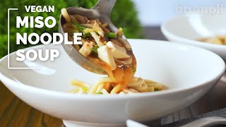 Vegan Miso Noodle Soup [upl. by Sllew]