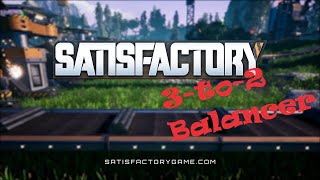 Satisfactory  Belt Balancing  A simple 3to2 Balancer [upl. by Odnamla]