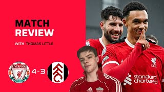 MENTALITY MONSTERS SHOW TITLE CREDENTIALS  LIVERPOOL 43 FULHAM MATCH REACTION [upl. by Leamiba888]