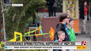 Previewing the Indianapolis Zoos Xzooberance spring festival [upl. by Ylelhsa415]