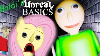 Fluttershy plays Baldis UNREAL Basics 🍉  REMASTERED BALDI MAKES ME HD SAD [upl. by Brodeur253]