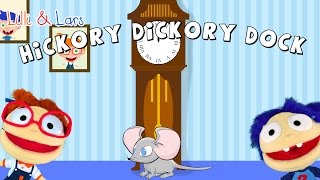 HICKORY DICKORY DOCK nursery rhyme with lyrics  animation rhymes and songs for children [upl. by Hike148]