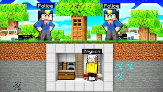 Mi SONO NASCOSTO dalla POLIZIA SOTTO un ALBERO in Minecraft [upl. by Acinomaj3]