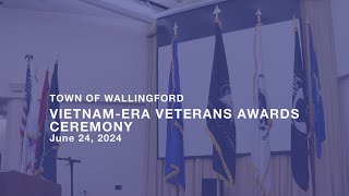 Wallingford CT VietnamEra Veterans Awards Ceremony [upl. by Rehpotisrhc]