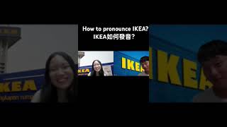 How to pronounce IKEA 宜家如何發音？ikea malaysia japan osaka swedish 宜家 english 英語 accent [upl. by Lekar]