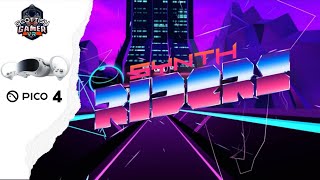 Synth Riders VR  Freestyle Dancing Rhythm Game  Gameplay  Pico 4 [upl. by Okwu]