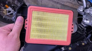 BMW F 900 R Panel Removal and Air Filter [upl. by Barta883]