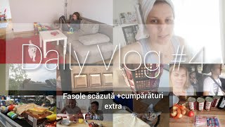 Daily Vlog 4 fasole scazuta cumparaturi extra [upl. by Arata76]