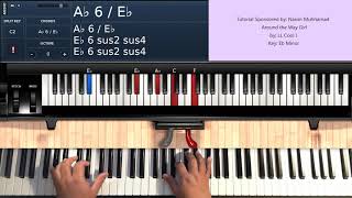 Around the Way Girl by LL Cool J  Piano Tutorial [upl. by Felizio414]