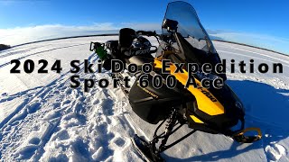 2024 SKIDOO Expedition Sport 600 Ace Rundown with Ski Doo Auger Mount [upl. by Hana]