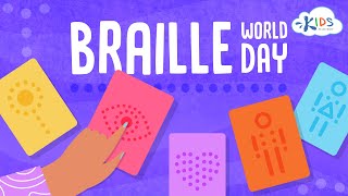 World Braille Day  January 4th Why Celebrate World Braille Day  Kids Academy [upl. by Jenesia214]