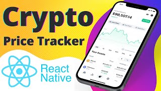 Lets build a CRYPTO Price Tracker with React Native step by step tutorial🔴 [upl. by Klara]