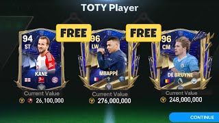 HOW TO GET TOTY PLAYERS IN FC MOBILE 24FREE TOTY PLAYERS FC MOBILEget toty players fc 24 [upl. by Macegan74]