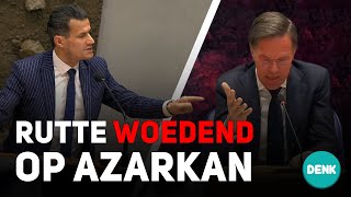 Farid Azarkan DENK vs Rutte ik neem dat NIET terug [upl. by Delilah339]