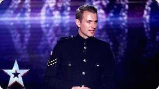 Military magic man Richard Jones we salute you  Grand Final  Britain’s Got Talent 2016 [upl. by Selma]